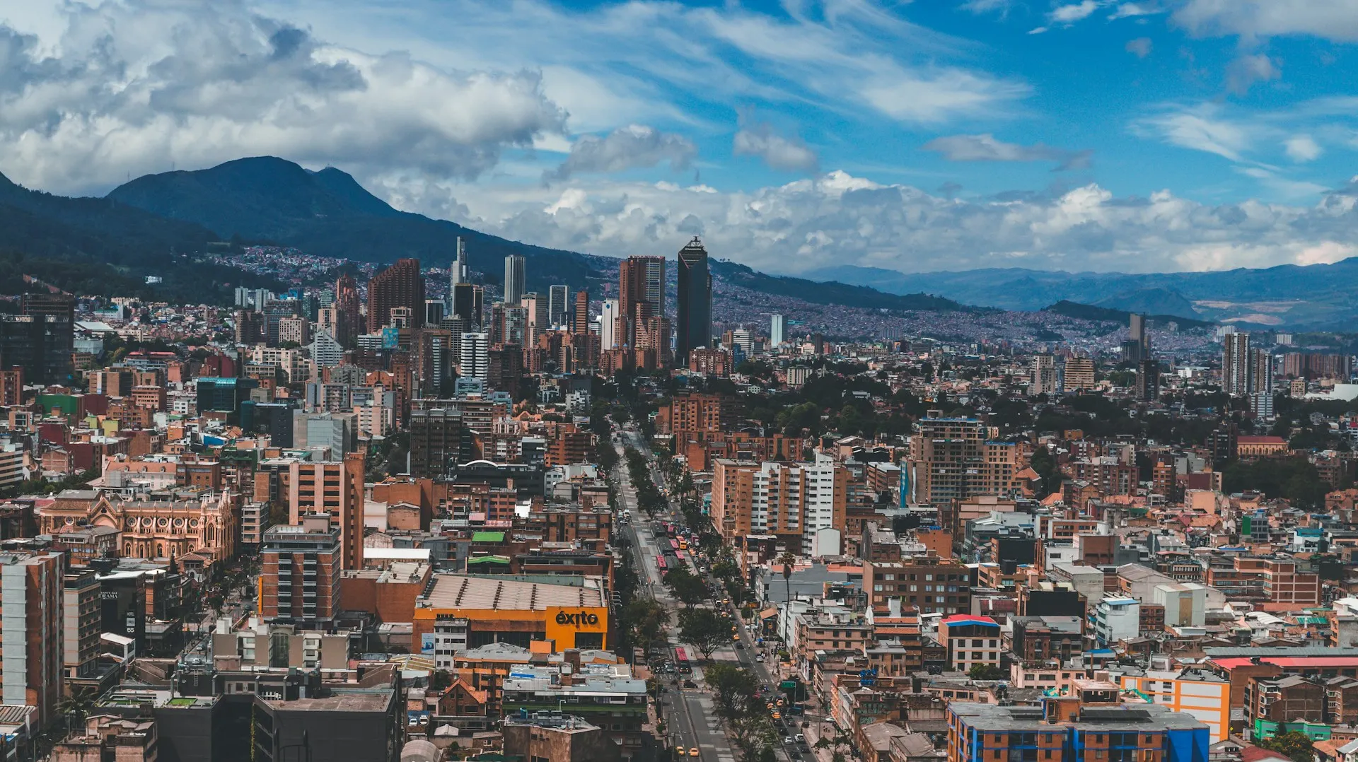 Skyline of Bogota, Colombia